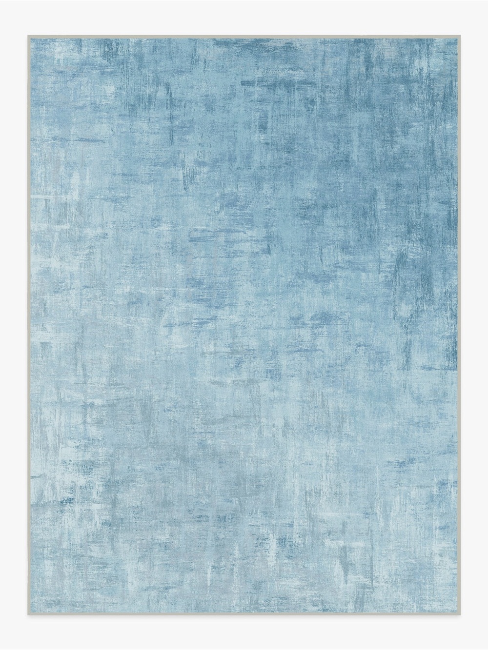 Ruggable Impasto Slate Blue Tufted Rug 9x12 Washable Area Rug